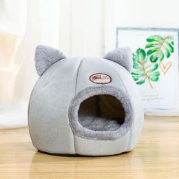 Mats Cat Cave Bed Kennel House Basket for Kitten Deep Sleep Comfort Mat Basket Small Dog House Pet Accessories Tent Cosy Cave Nest