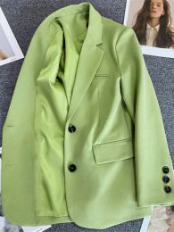 Jackets Black Suit Coat Women's Korean Version Loose Straight Tube Temperament Slim 2023 Spring New Small Suit Top women jackets