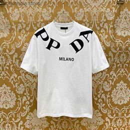 Mens TShirts Advanced Edition Mens Tshirt France Italian Fashion clothing Two PR letters graphic print on fashion cotton round neck PRAAA 3xl 4XL 5XL short sleeve top