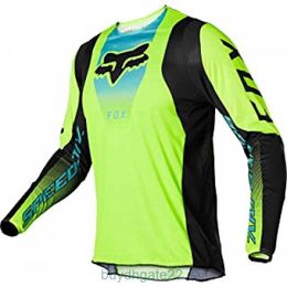 Men's T-shirts Fox Speed Descent Bicycle Riding Suit Long Sleeve Top Mens Summer Cross-country Motorcycle T-shirt 3ZB9