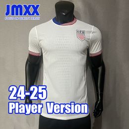 JMXX 24-25 USA Soccer Jerseys Mens Uniforms Jersey Man Football Shirt 2024 2025 Player Version