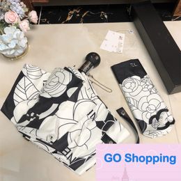 Umbrella New Fashion Big Brand Umbrella Folding Automatic Sunshade Umbrellas Vinyl Sun Protective Wholesale