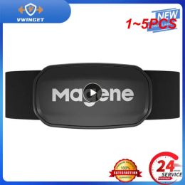 Equipment 1~5PCS Magene Mover H64 Heart Rate Sensor Dual Mode ANT Bluetooth With Chest Strap Cycling Computer Bike forWahoo Garmin Sports