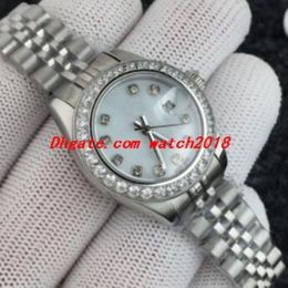 3 Style Lady Watch 179384 31mm Automatic Movement White Dial Stainless Steel Bracelet Women Watchs Sapphire Luminous Luxury Wristw295T