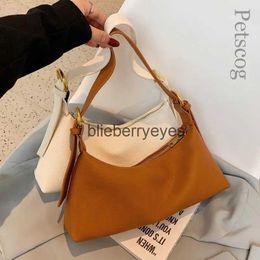 Shoulder Bags Vintage Handbags For Women Black Soft Zipper Leather Shoulder Bag Ladies Light Luxury Underarm Bag Female Fashion 2022 NewH24223
