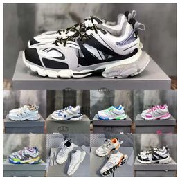 2024 Latest model Designer Balenciness Sneakers Casual Running Shoes Womens Mens Shoes Track 3 3.0 Sneakers Trainers Triple Black White Pink Blue Orange Ye Dde