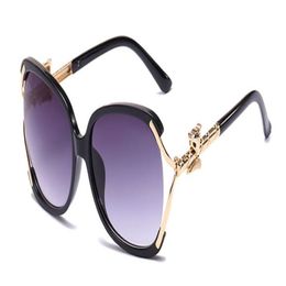New Fashion Sunglasses Women Sun Glasses Black Vintage Cat Eyewear For Lady Gold UV400201w