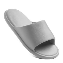 EVA slippers for household use anti slip and non slip bath pool indoor falts scuffs sandals grey