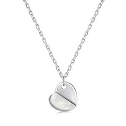 Love silver Jewellery Charm heart shaped pendant necklace for girlfriend graduation best online Jewellery stores fashion gift