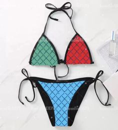 sexy bikini designer swimwear one piece swimsuit luxury bathing triangle thong swim suit women beach wear cover up maillot de bain XL39