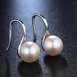 Stud Earrings Fashion High Heels Pearl Drop French Light Luxury Long Ear Hooks For Women Jewelry