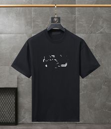 Mens Designer Band T Shirts Fashion Black White Short Sleeve Luxury Letter Pattern T-shirt size XS-4XL#ljq