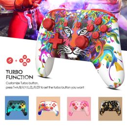 Gamepads New Wireless Gamepad Bluetooth Pro Controller for Nintendo Switch/Switch Lite/PC Laptop Vibration 6Axis Gyro Motion Controller