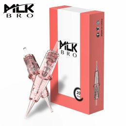 Machine MLK BRO Permanent Make up Tattoo Cartridge Needles Eyebrow Eyeliner Lips SMP Microblading Rotary Pen Machines 20 Pcs/Box