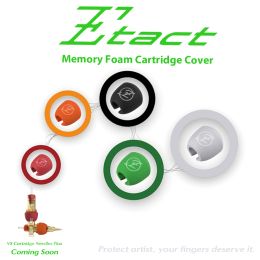 Kits EZ Tact Memory Foam Cartridge Cover Shock Absorption For Cartridge Tattoo Needles Comfort Tattooing 30 Pcs /100 Pcs