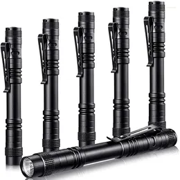Flashlights Torches LED Portable Mini Waterproof With Pen Buckle Dentist And Camping Hiking Outdoor Lighting Tools