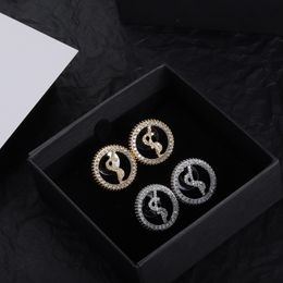 Top Charm Diamond Earrings for Women Lover Earrings Fashion Style S925 Silver need Earring Jewellery Supply