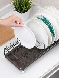 Kitchen Storage Household Iron Dish And Chopsticks Drainer-Dish Racks