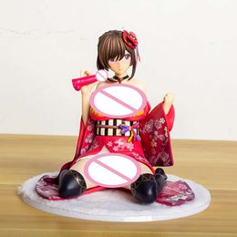 Anime Manga 16cm NSFW Peeled Back Kimono Sexy Nude Native Anime Girl PVC Action Hentai Figure Collection Model Toys Doll Friends Gifts