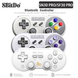 Gamepads 8BitDo SF30 Pro/SN30 Pro Wireless Bluetooth Gamepad Controller with Joystick for Windows Android macOS Nintend Switch Steam