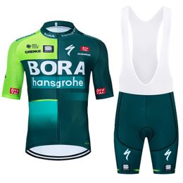 2024 BORA Cycling Jersey Bibs Short Suit Men Women UAE Team Road Bike Quick Dry Pro Ciclismo Bike Maillot Riding Jersey 20D Bibs pants Clothing