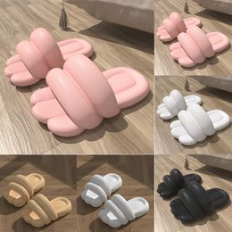 Slippers summer sliders men women comfortable Non-slip indoors black white pink brown supple slides grey memory sandals soft thick cushion slipper slide TR