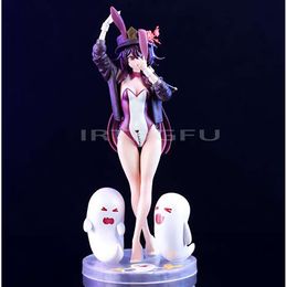 Anime Manga 24-27CM Hu Tao Bunny Figurine Anime Girl PVC Action Figure Toy Genshin Impact Game Statue Collection Model Doll