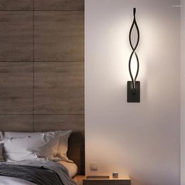 Wall Lamp Simple Nordic Elegant Art Lamps Bedside Night Lights Loft Home Decor Living Study Bedroom LED Lighting Sconces Ceiling