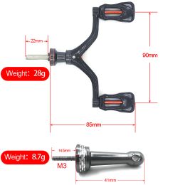 Reels Fishing Reel Handle Replacement Lightweight Carbon Spinning Reel Dualhandle Stabiliser for Fishing