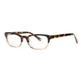 Sunglasses Frames Women Oval Eyeglass For Men Tortoise Acetate Full Rim 2024 Fashion Spectacles Lightweight Classic Prescription Glasses