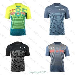 Men's T-shirts New Camouflage Motocross Jersey Mtb Off Road Mountain Bike Downhill Mx Bmx Cycling Enduro Sweatshirt Hpit Fox G53O