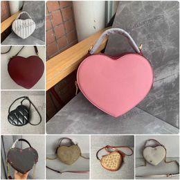 Shoulder Bag Shoppers Tote Bags High Quality Leather Handbag Women Designers Handbags Bags Purses Heart-shaped Ladies Fashion Cros274l