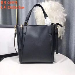 369176 Fashion Women Handbags Bag Totes BagsPurse Fringed Cross body Tassel Shoulder Bag Genuine Leather size 33cm235s