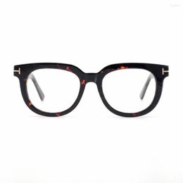 Sunglasses Frames Retro Glasses For Women Men Lurury Acetate Eyewear Oval Big Face Myopia Optical Eyeglasses190t