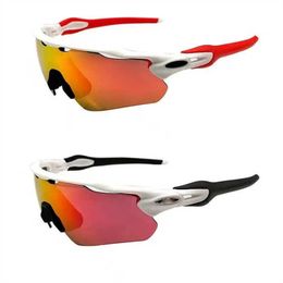 Polarising cycling sunglasses 9001 Windproof UV400 Sports Oak glasses MTB Mens and womens Outdoor electric bike riding eye protection with box 1C52 ESIF BPVM