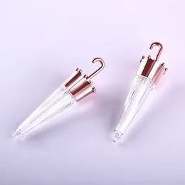 Lip Gloss 5.5ml Empty Rose Gold Umbrella Shape Tube 50pcs