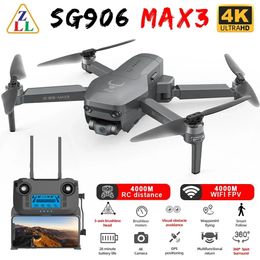 SG906 MAX 3 Drone 4K Camera Professional 3-Axis Gimbal 5G Wifi GPS Dron 4KM Distance Brushless FPV Foldable Quadcopter MAX2 F22S