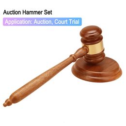 Durable Handmade Wooden Auction Hammer Judge Auction Hammer Gavel Court Decoration Auction Court Trial Judge Hammer 240219