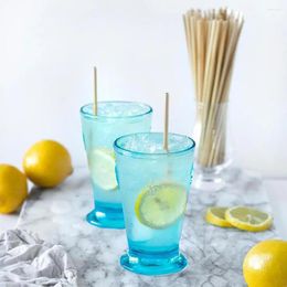 Drinking Straws 100pcs Disposable Wheat Straw Eco-Friendly Natural Portable Environmentally Kitchen Bar Accessory