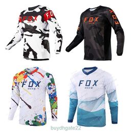 Men's T-shirts Mens Bat Fox Downhill Jersey Mountain Bike Motocross T-shirt Camiseta Mtb Quick Dry Maillot Ciclismo Hombre T916