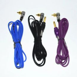 accesories New Type Silicone RCA Tattoo Clip Cord 180cm Length with Stainless Steel Head Tattoo Clip Cords Free Shipping