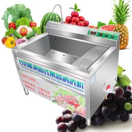 Industrial Commercial Air Bubble Date Vegetable Mango Avocado Fruit Strawberry Washing Machine