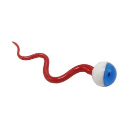 Healthy_Cigarette DA002 Smoking Pipe Dabber Tool About 4.72 Inches Snake Eye USA Red White Oil Rig Glass Bong Dabbers