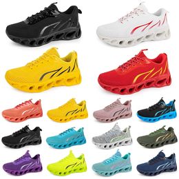 men women running shoes fashion trainer triple black white red yellow purple green blue peach teal purple pink fuchsia breathable sports sneakers fifty six GAI