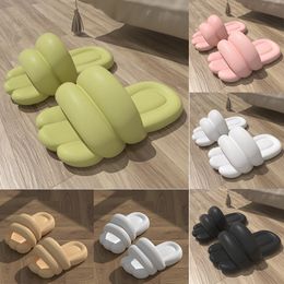 Slippers summer sliders men women red black white pink brown rainbow slides blue grey memory sandals soft thick cushion slipper slide