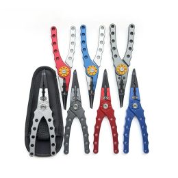 Tools Fishing Pliers Line Cutter Multifunctional Knot Aluminum Alloy Scissors Hook Remover 150g 20CM Fishing Equipment