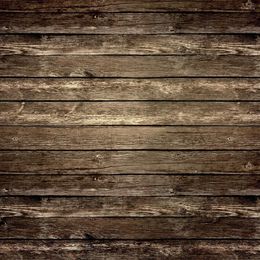 Party Decoration Wooden Board Plank Pography Background Cloth Backdrop Decor (0.6x0.6m A)