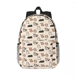 Backpack Little Rabbits Backpacks Teenager Bookbag Casual Students School Bags Travel Rucksack Shoulder Bag Large Capacity