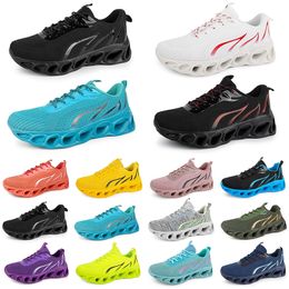 men women running shoes fashion trainer triple black white red yellow purple green blue peach teal purple pink fuchsia breathable sports sneakers eighty five GAI