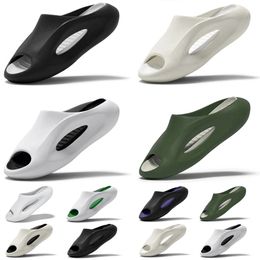 Summer beach Home Men Women Slippers Simple Black White Green Beige Sandals Non-slip Bathroom Slides Flip Flops Indoor Couple Flat Shoes